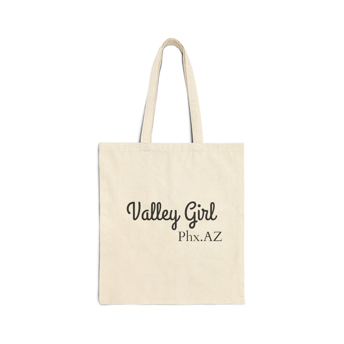 Valley Girl Cotton Canvas Tote Bag