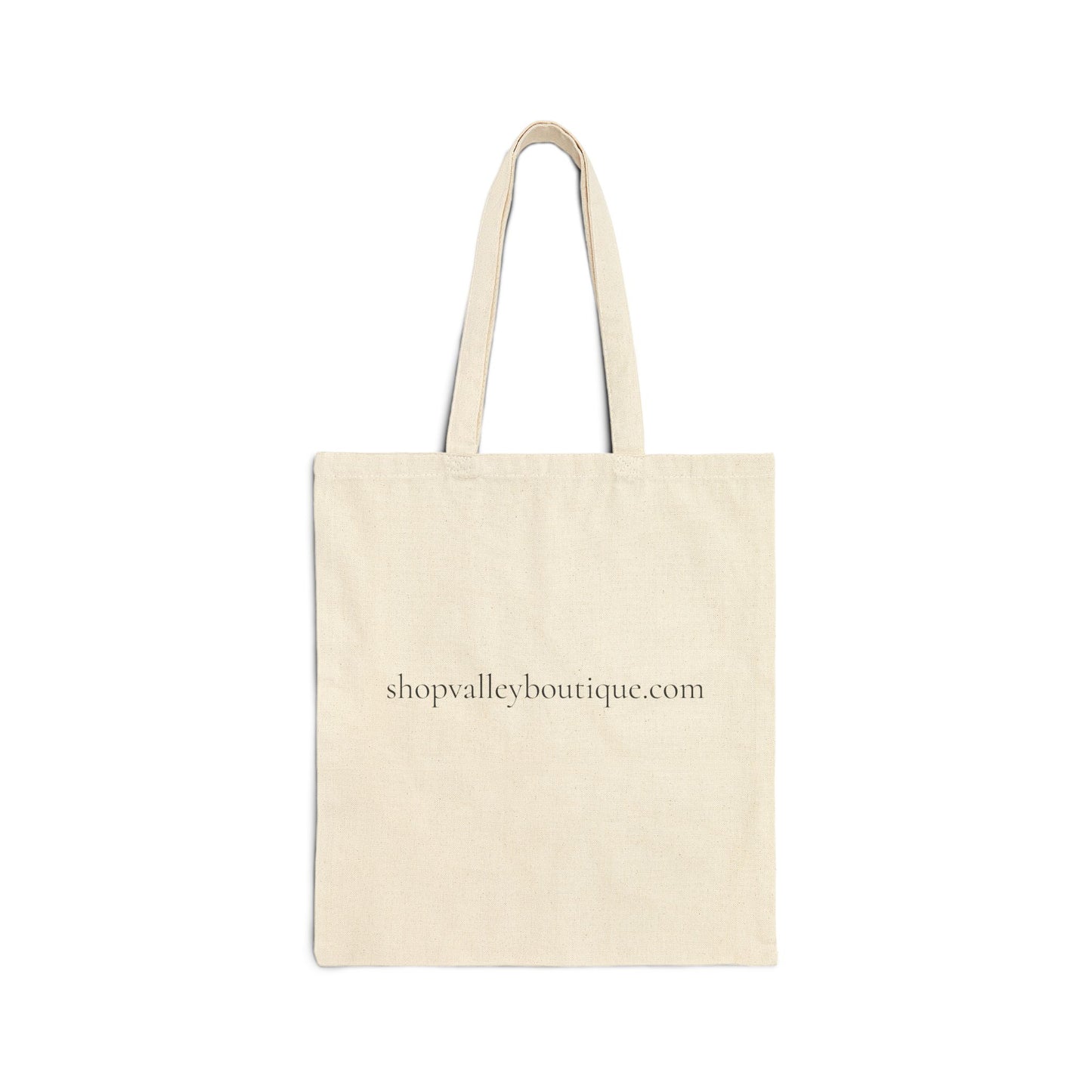 Cotton Canvas Tote — Valley Boutique Logo Market Bag