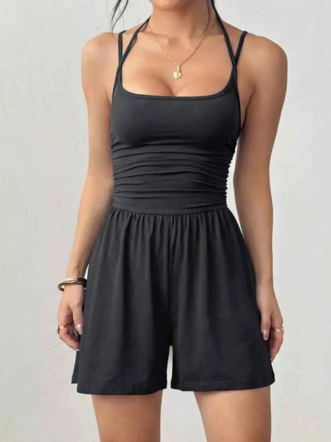 Ruched Romper