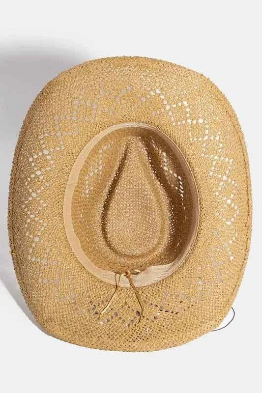 Turquoise and Shell Cowboy Hat