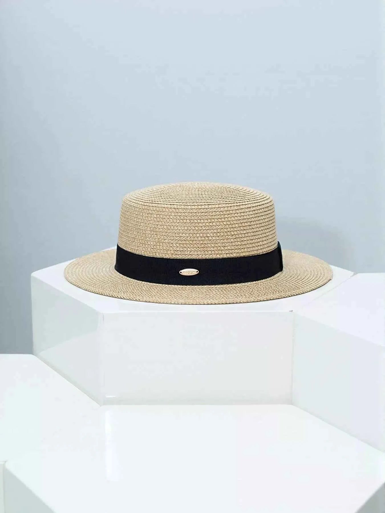 Straw Boater Hat